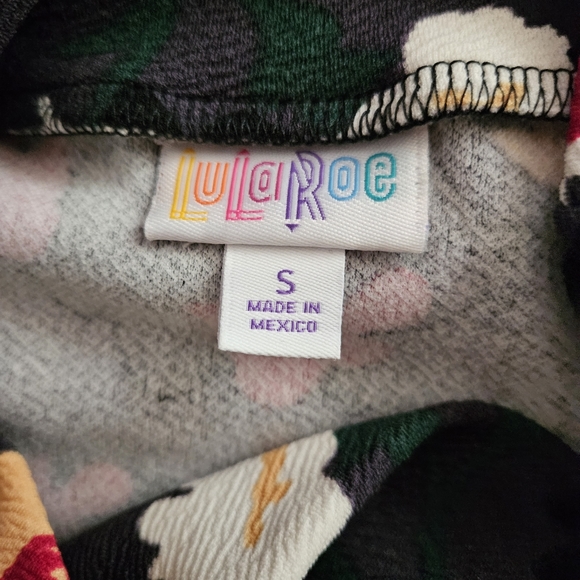 LuLaRoe Cassie Art Deco Retro Flowers Pencil Skirt S - Picture 4 of 5